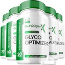 LIVORKA 5パック - Glycogen X Glycoオプティマイザー、Glyco Xオプティマイザー、GlycogenX、Glycogenサポート、GlycogenXサポート、Glycogen X、GlycogenXグリコオプティマイザー、Glycogenオプティマイザー600MG、150カプセル