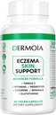 Eczema Supplements - Formulated Dyshidrotic Eczema Pills for Adults - Providing Eczema Relief, Targeting the Intervention of Eczema, Irritated Dry Skin, and Enhanced with Psoriasis Supplements