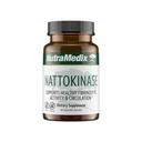 NutraMedix Nattokinase サプリメント - ナトキナーゼ 2000 FU パーサービング - 心の健康と健康的な循環をサポートするために処方 - グルテンフリー + 乳製品 (60 カプセル)