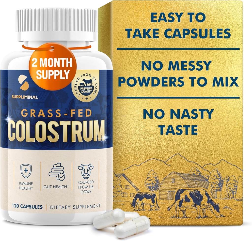 Colostrumの補足2か月の供給、草の餌の牛牛牛のColostrum、Colostrumの粉のカプセル