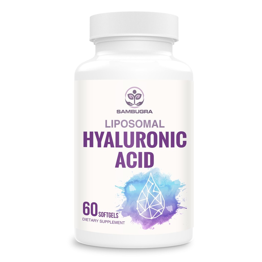 Liposomal Hyaluronic酸1000mgの高いBioavailabilityHyaluronic酸のカプセル、食事療法の補足サポート皮および骨、60のカプセル