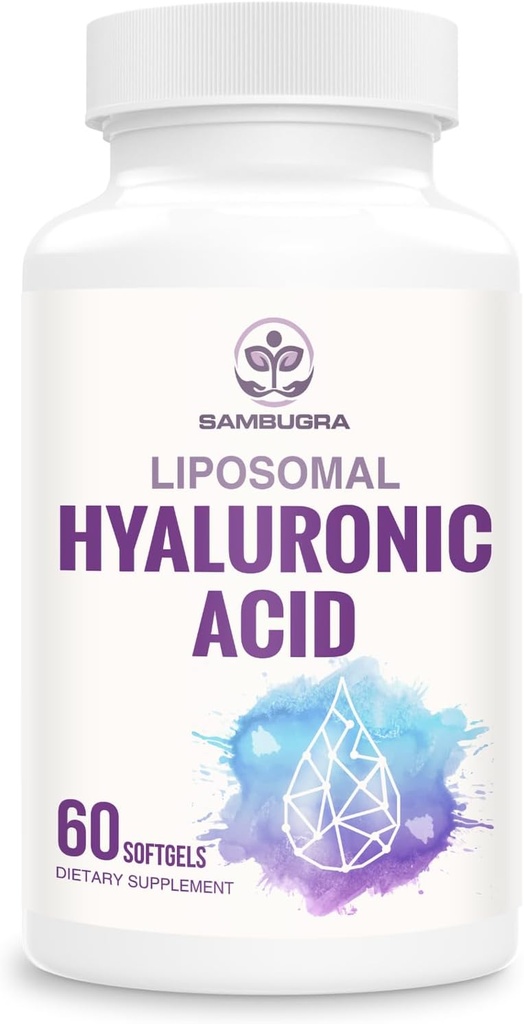 Liposomal Hyaluronic酸1000mgの高いBioavailabilityHyaluronic酸のカプセル、食事療法の補足サポート皮および骨、60のカプセル