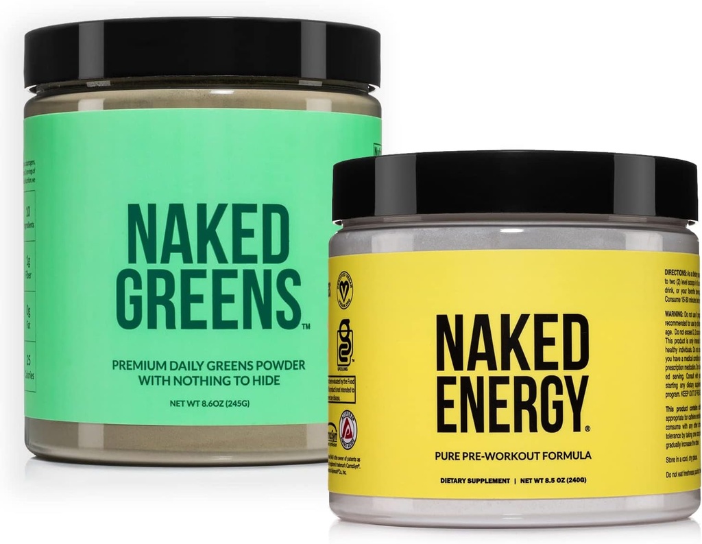 NAKEDビーガンエンergizingの束のUnflavoredエネルギー栄養物の極度の緑の粉の有機性緑の補足