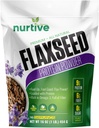 Flaxseed Protein Powder - Plant-Based, Rich in Omega-3 and Antioxidants - Ideal for Post-Workout Recovery - Nutritional Boost for Smoothies & Baking - Non-GMO & Gluten-Free (16 oz / 454g)