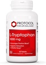 ライフバランスL-Tryptophan 1000mgのためのPROTOCOL - 睡眠サポートはリラックスを促進します - 60タブ