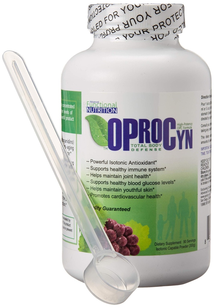 OProCyn Isotonic OPC 3か月の補足、300gの飲み物の粉