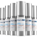 目の血清(15ml) ダークサークル、クロースの足&アイバッグのための目の処置の下 - すべての皮膚タイプのための目の血清 - 目のクリームの下でのアンチエイジング - 日と夜の時間の使用のための目のこぼれを減らす - 6パック