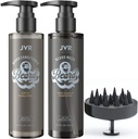 JVRは人のための洗浄およびひげのコンディショナーを身に着け、ひげのシャンプーの清潔になり、Frizz、柔らかく及び増強しま、ココナッツ、アロエと有機性、乾燥した及び粗いひげ、ひげの心配(6.7oz)のための光沢を提供します