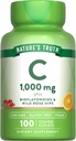 Nature's Truth Vitamin C Bioflavonoids & Rose HIPS | 1000mg | 100 Caplets | ビーガン、非GMOおよびグルテンフリーサプリメント