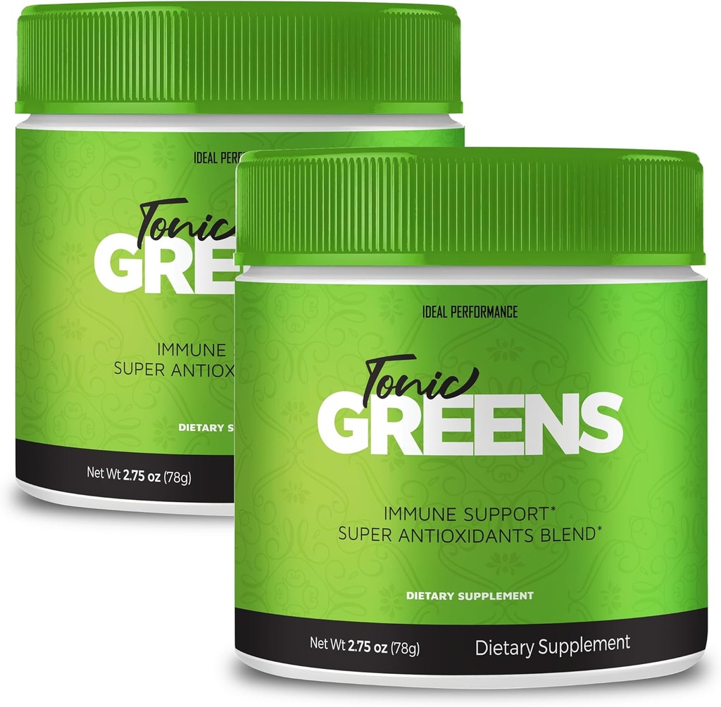 Tonic Greensの粉のビタミンの補足の高度の方式-自然な緑のブレンドのエネルギー補足-最高の強さ、TonicGreens BCAAのトニック・グリーンすべての自然な方式の粉サポート レビュー(2パック)