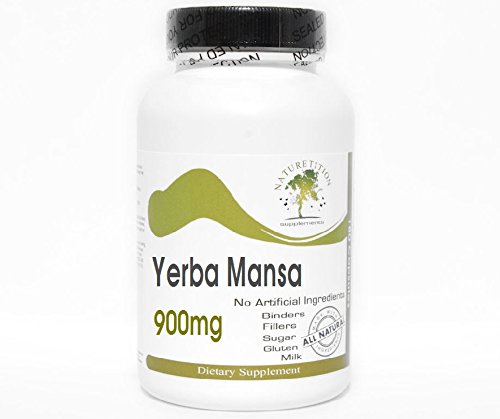 Yerba マンサ 900mg   90 カプセル - 添加剤なし   Naturetition Supplements