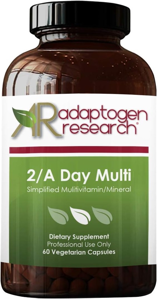 2/A 日マルチ | アダルトマルチビタミンサプリメント 活性葉酸カトレフォリック、キレート鉱物、ビタミンA、ビタミンB6、C、D、E、K、リボフラビン、チアミン | 60 ベジタリアンカプセル