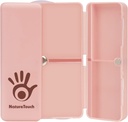 NatureTouchの丸薬のオルガナイザー、7のコンパートメントの丸薬の箱、女性および人のための携帯用丸薬箱、Pills/Vitamin/Fishオイル/補足のための二重ふたが付いている携帯用折る丸薬ディスペンサー