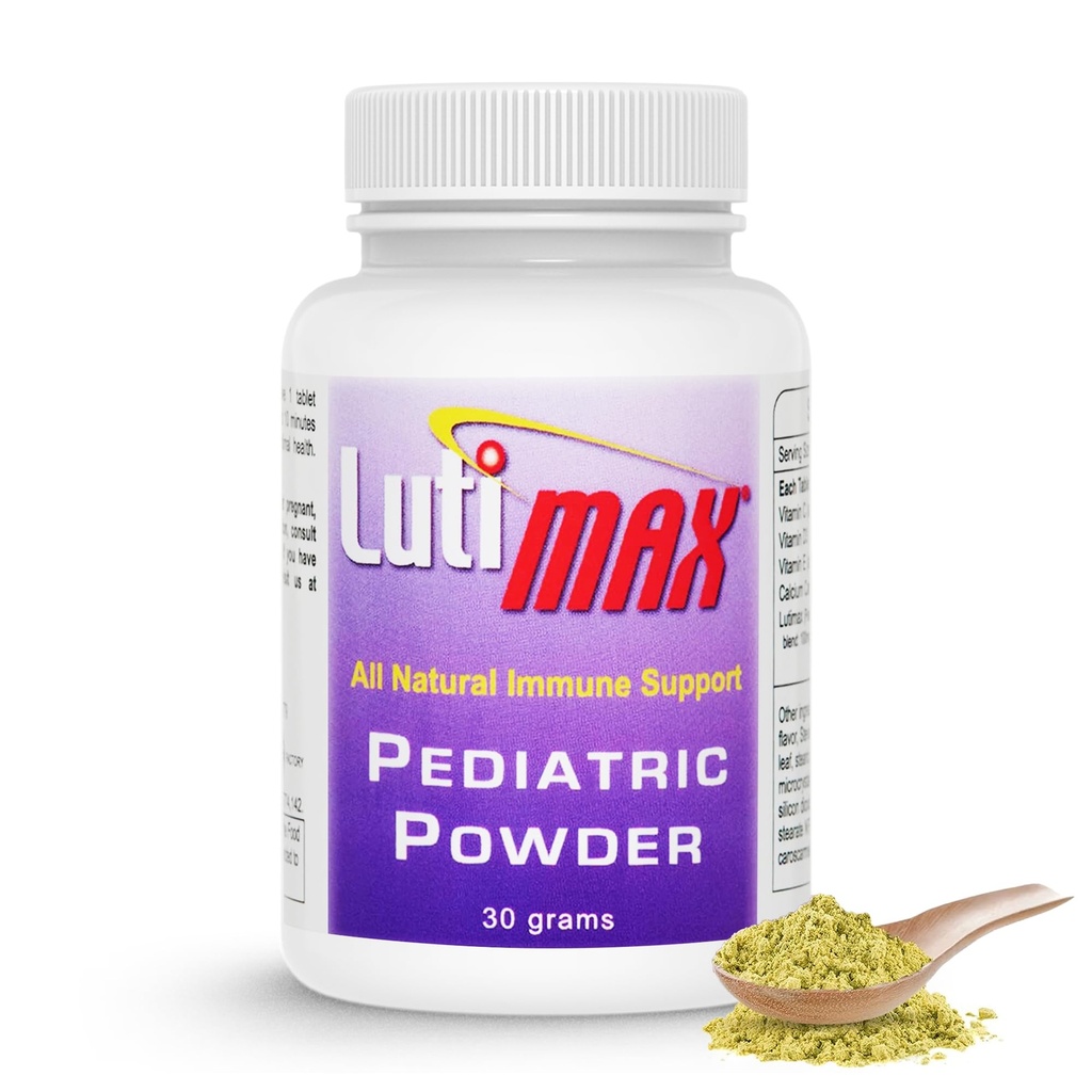 Lutimax小児科パウダーブレインは、子供のためのLuteolin&Rutinとサプリメント - 記憶、焦点、筋肉&免疫サポートブレインサプリメント - 向知性抗酸化剤 - 200サービング