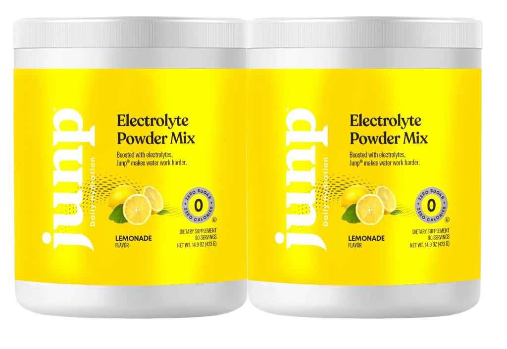 JUNPの電解質の粉砂糖無し炭水化物–新しいスクイーズされたLemonadeの飲み物の組合せ-カリウム及び塩の電解物の水和の粉ゼロカロリーの砂糖の自由な電解質の粉、Ketoの友好的、180のサービング