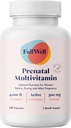 FullWell Prenatal Vitamins レモン | choline, folate, 胎児の成長のためのビタミンD | 26 胎児栄養素 | 食道成分配合、OBGYN 推奨、非GMO、3rd Party 試験、30 サービング