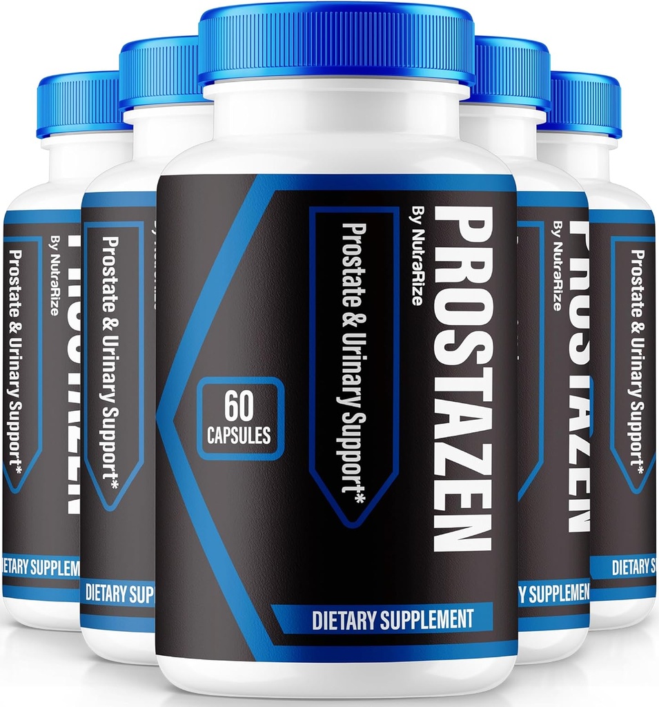 NutraRize(5パック) Prostazenカプセル、Prostazen Pills to Support Prostate Health、Prostazen Plus Premium Formula、Prostazen for Healthy Prostate、Prosta Zen Pastillas Review(300カプセル)