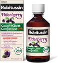 Robitussinの最高の強さのElderberryの咳プラスの箱の混雑DM、大人のための咳の抑制剤、液体の咳および箱の混雑の救助を提供して下さい- 8 Fl Oz