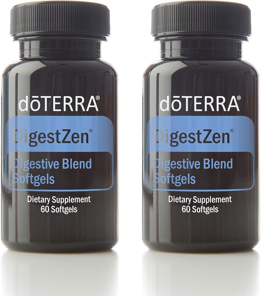doTERRA doTerra DigestZen Softgels, 60 カウント (パッケージ 2)