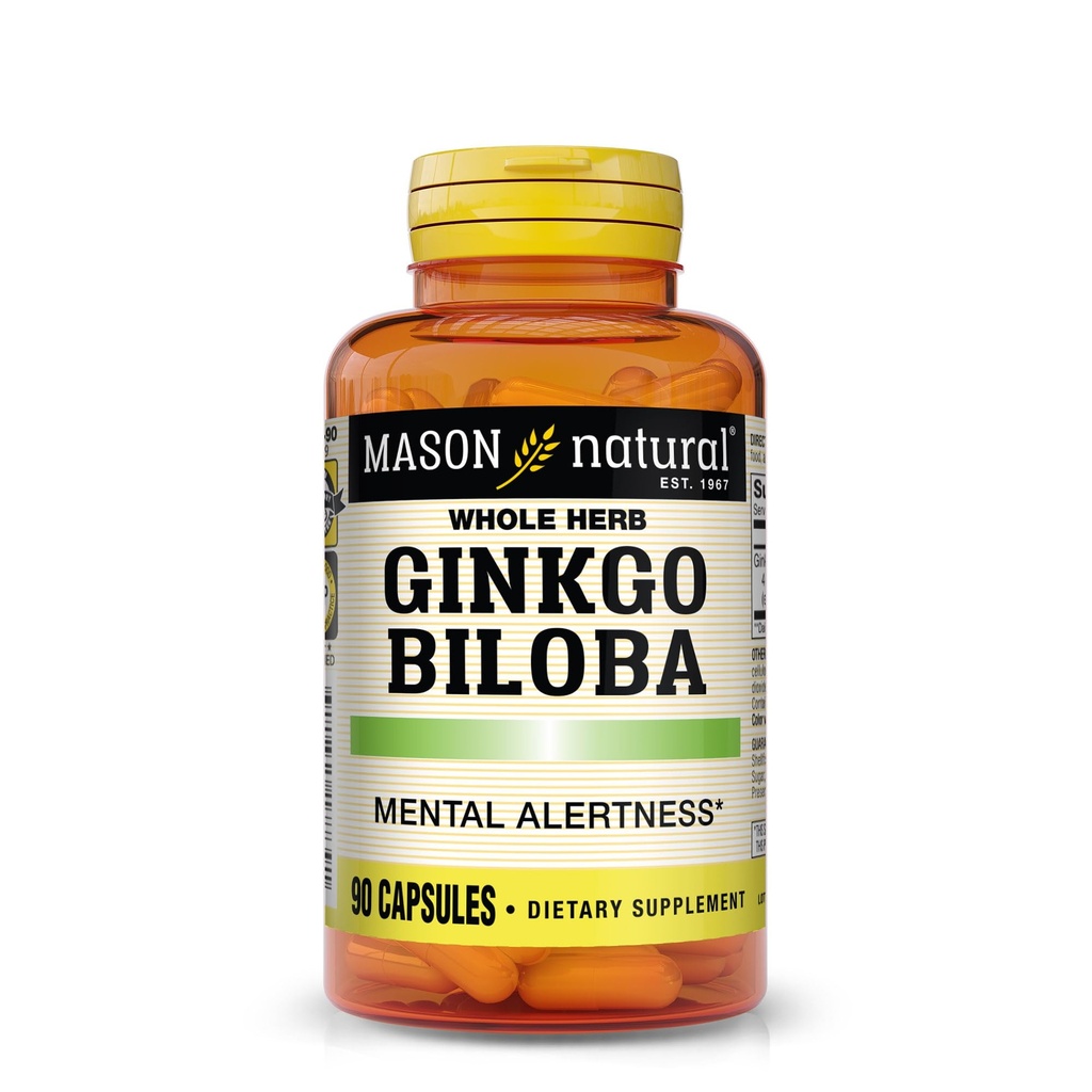 MASON NATURAL Gingko Bilobaカプセル、90カウント