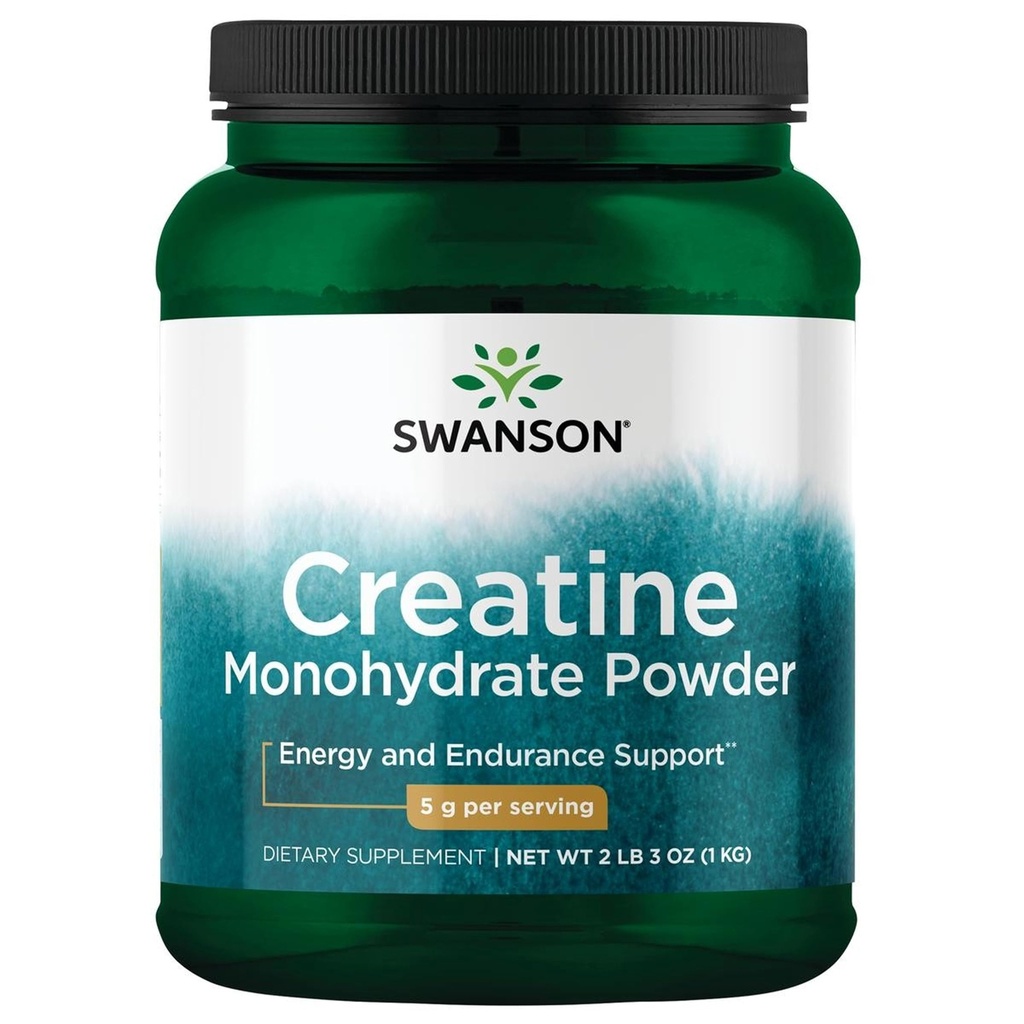 Swanson のクレアチンの Monohydrate の粉、Micronized のサービングごとの 5g、200 のサービング (1kg)