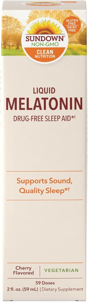 Sundown Melatoninの液体、2つのFl Oz