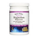ナチュラルファクターストレス - リアックスナイトタイムマグネシウムビスグリセリン - 睡眠とリラックスをサポート* - Melatonin、L-テアニン&GABA - トロピカルフレーバー - 4.23 oz