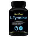 Lチロシン500mg - 焦点のための自然な向知性補足、気分及び精神的明快さ | 純粋なLチロシンの500mgカプセル | サポート脳機能及び健康 | L チロシン | L トリソニン