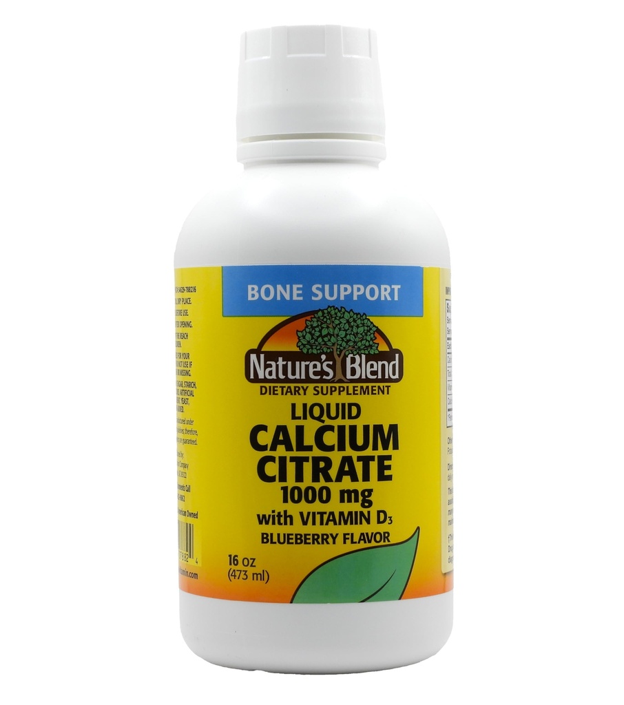 D3 16のflのozの液体のCalciumのクエン酸塩1000mgの液体のブルーベリー