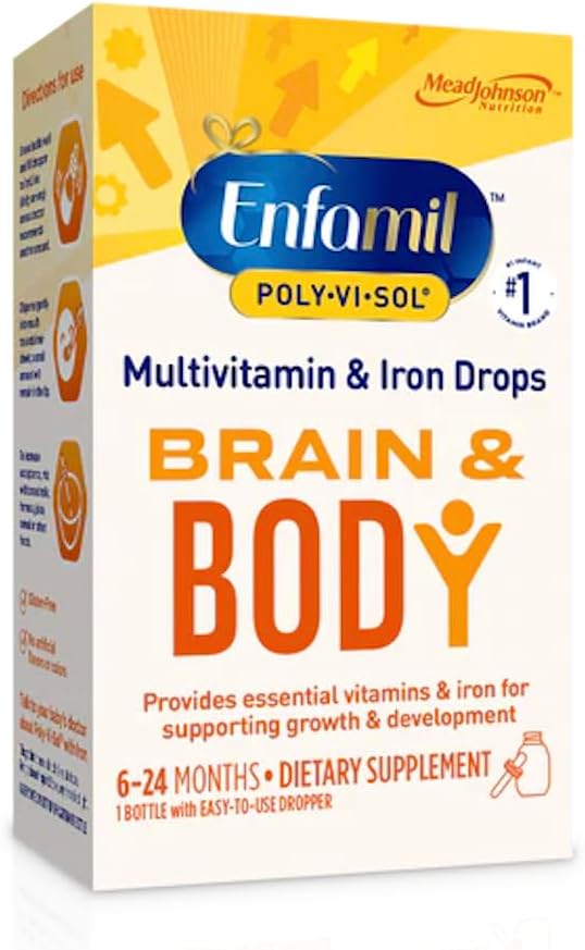 Enfamilの多紫外線SolのMultivitaminの補足は鉄50のmL (包装5月Vary)と低下します