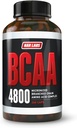 BCAA 4800 | マイクロン化分岐鎖アミノ酸 | マッスルビルディング&リカバリ | サービングあたり 2,400 | 80 個入り | 240 カプセル