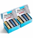 バルベルズプロテインバーバラエティパック - 12カウント、2のパック - プロテインスナック20gのタンパク質 - チョコレートプロテインバー1gの合計砂糖 - ゴープロテインスナック&ブレックファーストバーにパーフェクト