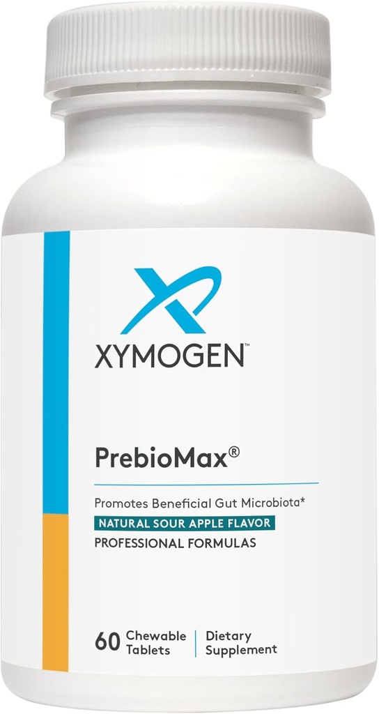 XYMOGEN PrebioMaxプレバイオティックファイバーサプリメント - Xylooligosaccharides(XOS)は、消化器の健康を維持するのに役立ちます + GIトラクトの健康的な微生物活性をサポート - サワーアップル(60ケブル錠)
