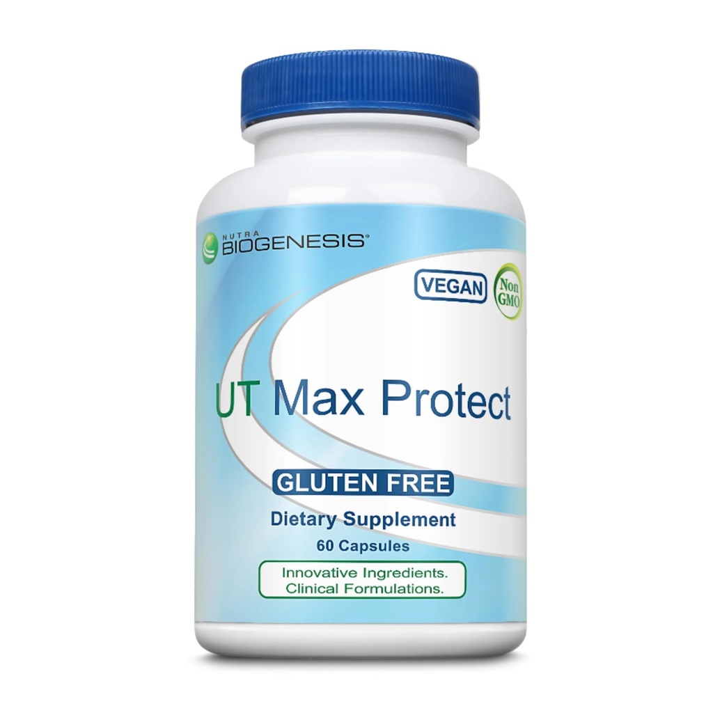 Nutra Biogenesis UT Max Protect - D Mannose Supplements for Women, Cranberry Pills for Urinary Tract Cleanse & Bladder Health, 500mg D-Mannose Per サービング - 60 Veggie Capsules