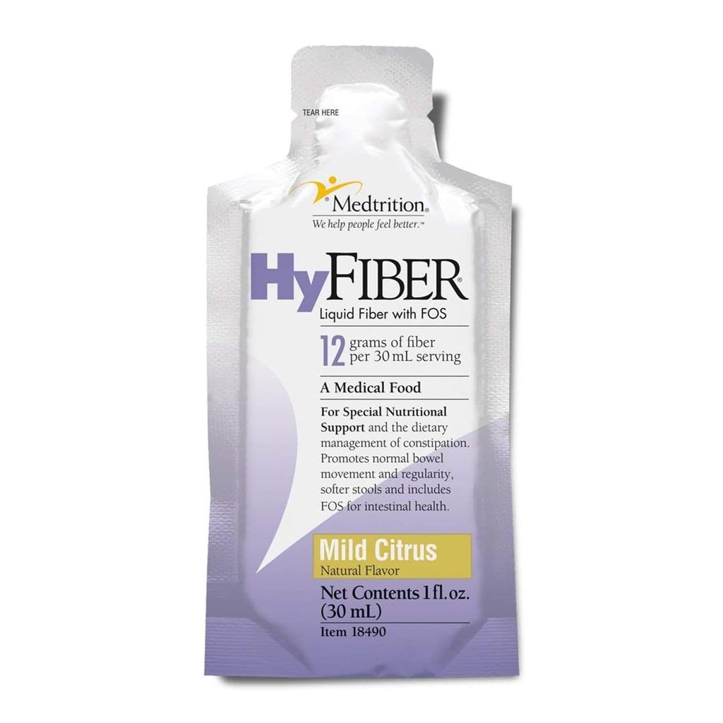 MedtritionのHyFiberの規則性および柔らかいスツール、12のグラムのSoluble繊維、1つのflのoz 25のパックのための毎日の液体繊維