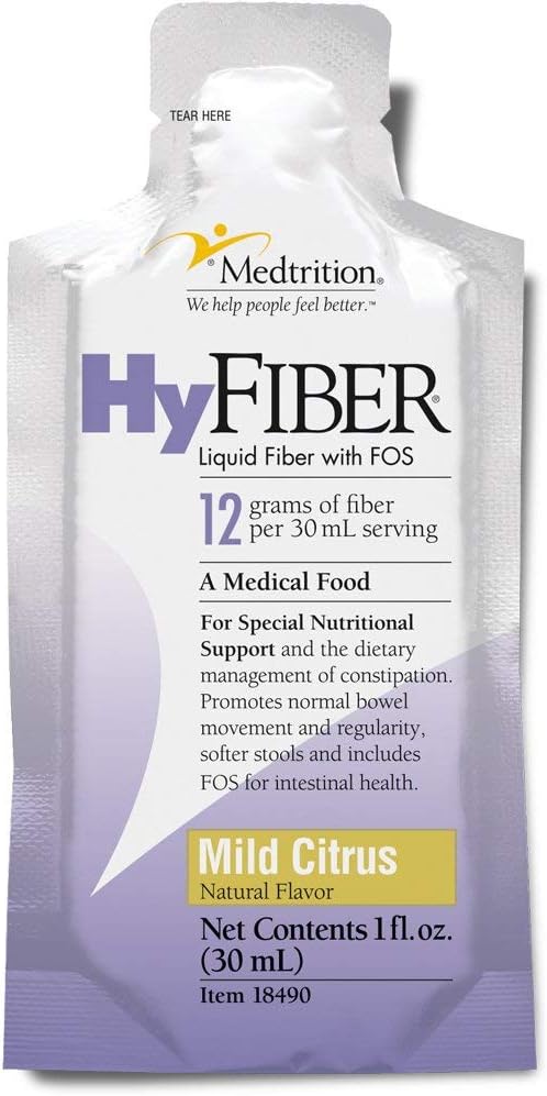 MedtritionのHyFiberの規則性および柔らかいスツール、12のグラムのSoluble繊維、1つのflのoz 25のパックのための毎日の液体繊維