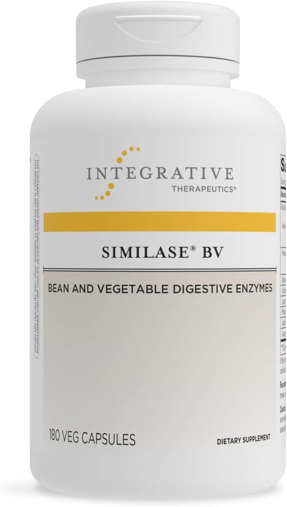 Integrative Therapeutics Similase BV - 男性と女性のための消化器サポートサプリメント* - Enzymesで消化をサポート* - ビーガン&乳製品フリー - 180カプセル(90のサービング)