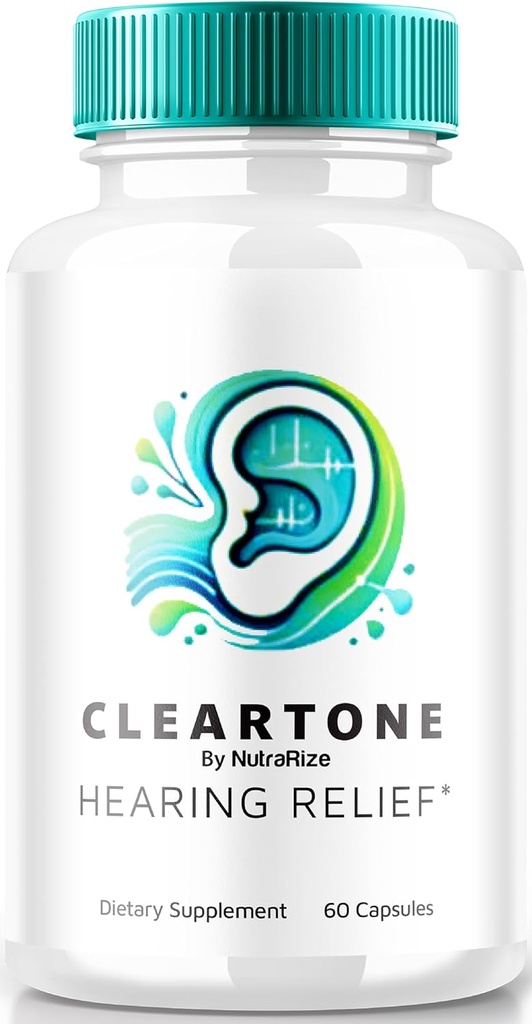 NutraRize ClearTone Tinnitus、聴覚のための明確な調子の丸薬、全体耳の健康、公式の講堂サポートカプセル、ClearTonesレビュー(60カプセル)のためのClearToneの丸薬