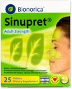Sinupretの大人の強さのSinus +免疫力サポートすべての自然な、速い代理の草の鼻のパッセージ及び免疫力のブーストの補足Verbena及び高齢者の花- 25のタブレット