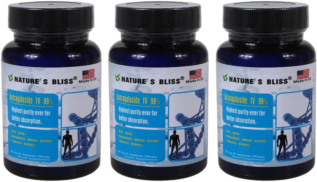 Nature'sblissの胃の酸は保護しました及び極度の吸収のAstragaloside IV 99%は、米国、50mg、90capsで作られます
