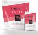 Le-Vel Thrive Elite Protein Shake | グルテンフリー、BCAA、プロバイオティクス、酵素配合のプロテインブレンド |16 サービング - シングルパケット、いちご