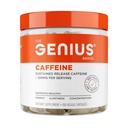 Genius Caffeine - スステンド・リリース・マイクロカプセル化されたカフェイン・ピルスムース、長持ちするエネルギー&フォーカス - ジッタやクラッシュなし - カプセルあたり100mg - 100サービング - ナチュラルパフォーマンスブースター