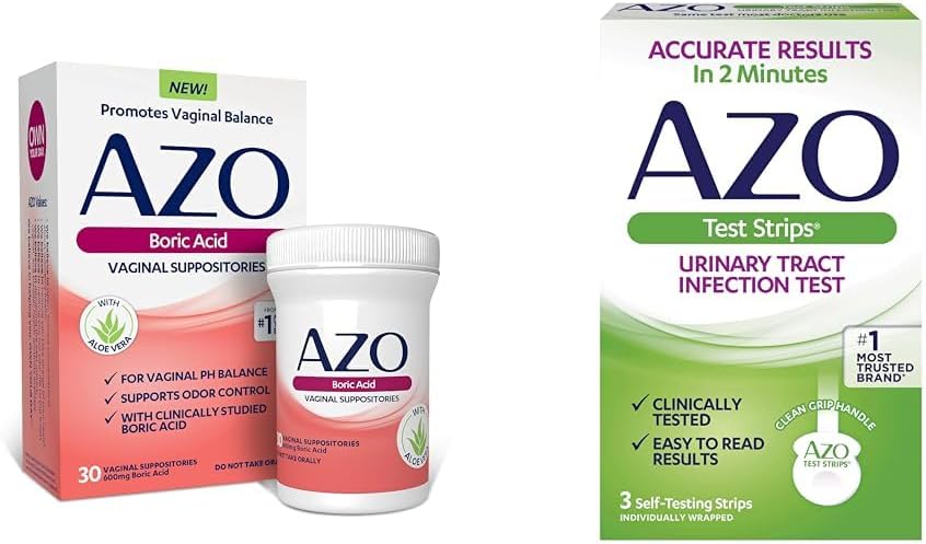 AZOのホウ素の酸の腟の坐骨はサポート臭気の制御を助け、バランスの腟PH、30の計算の尿路感染症(UTI)テスト ストリップ、2分、3の計算の正確な結果