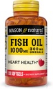 MASON NATURALのマソンの魚油1000mg Omega-3のSoftgels