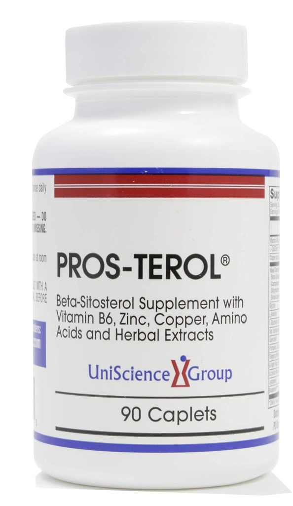 Pros-TEROL、900mg植物ステロールとカボチャの種子、Stinginging Nettle Root、Licorice Root抽出物90カプレットと前立腺の救済