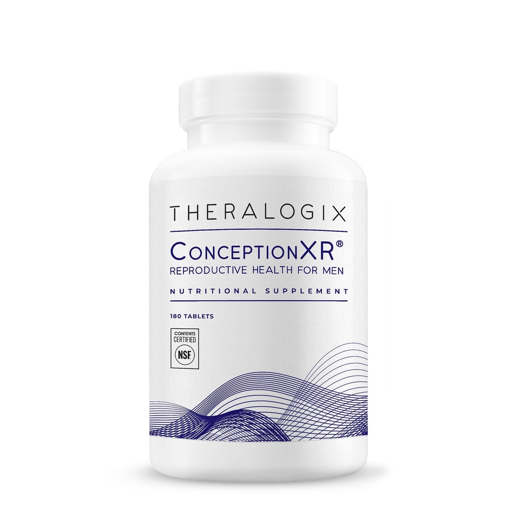 Theralogix ConceptionXR 男性のための生殖健康, 受胎能力サポートのための男性の妊娠のビタミン, 精子の健康のための男性の生殖能力サプリメント, NSF認定 - 180 タブ (90 日の供給), Unflavor
