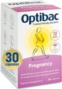 Optibac Probiotics 妊娠 - 12 億 CFU & FOS 繊維, ビーガンプロバイオティック サプリメント 妊娠中 & 授乳 女性, 30 カプセル