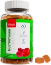 毛のハラールの大人のMultivitamins Gummy - ビーガン、非GMO -グルテンフリー、ゼラチン無料 - エッセンシャルビタミン:ビタミンA E C D B12&ビタミンB6ハラールビタミン - 60グミ