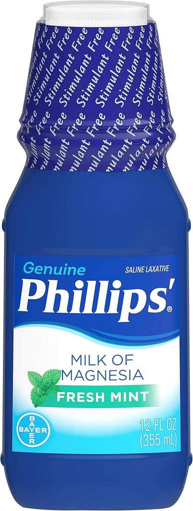 マグネシアLaxativeのフィリップスのミルク、新しいミント、12のFl Oz (パッケージ2)