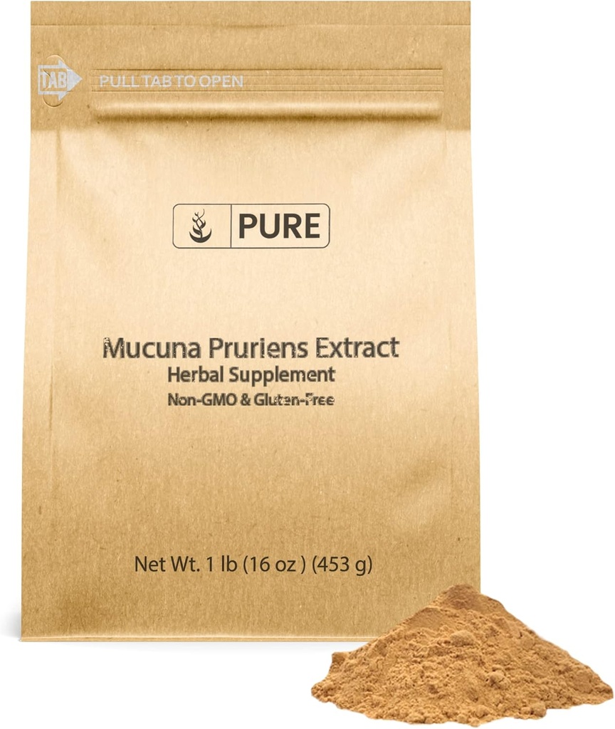 PURE ORIGINAL INGREDIENTS Mucuna Pruiens(1lb) 純粋で自然な、非GMO、グルテンフリー